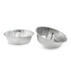 Formă Chec, Aluminiu, 25x8cm, Set 2 Bucăți, Argintiu, Oem