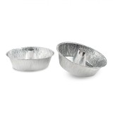 Formă Chec, Aluminiu, 25x8cm, Set 2 Bucăți, Argintiu, Oem