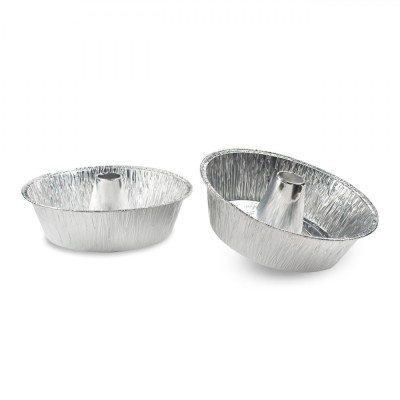 Formă Chec, Aluminiu, 25x8cm, Set 2 Bucăți, Argintiu foto
