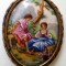 I.066 BROSA VECHE PORTELAN LIMOGES FRANCE SCENA BAROC 47,4/38,5mm