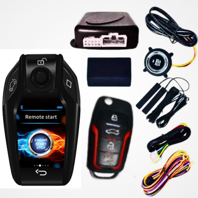 Alarma auto cu telecomanda LCD, aplicatie telefon, etc foto