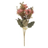 Cumpara ieftin Buchet flori artificiale roz verzi 10x10x32 cm