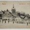 SIGHISOARA , PIATA DE SUS , VEDERE SPRE CETATE , CARTE POSTALA , 1912