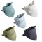 Set 5 bavete tip esarfa, cu capse, din bumbac 100%, multicolor, baieti