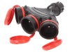 Splitter de Putere KEL W-01152, 3 Prize, 16A, IP54, Negru/Rosu, Cu Impamantare