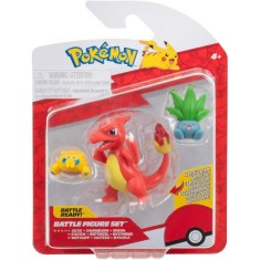 Set 3 figurine de actiune, Pokemon, Joltik, Charmelon si Oddish