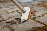 Perie de sarma pentru pavele cu racleta metalica, NEO TOOLS