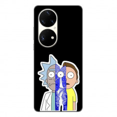 Husa compatibila cu Huawei P50 Pro Silicon Gel Tpu Model Rick And Morty Connected