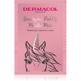 Dermacol Beautifying Peel-Off Metallic Mask mască exfoliantă pentru o piele mai luminoasa 15 ml