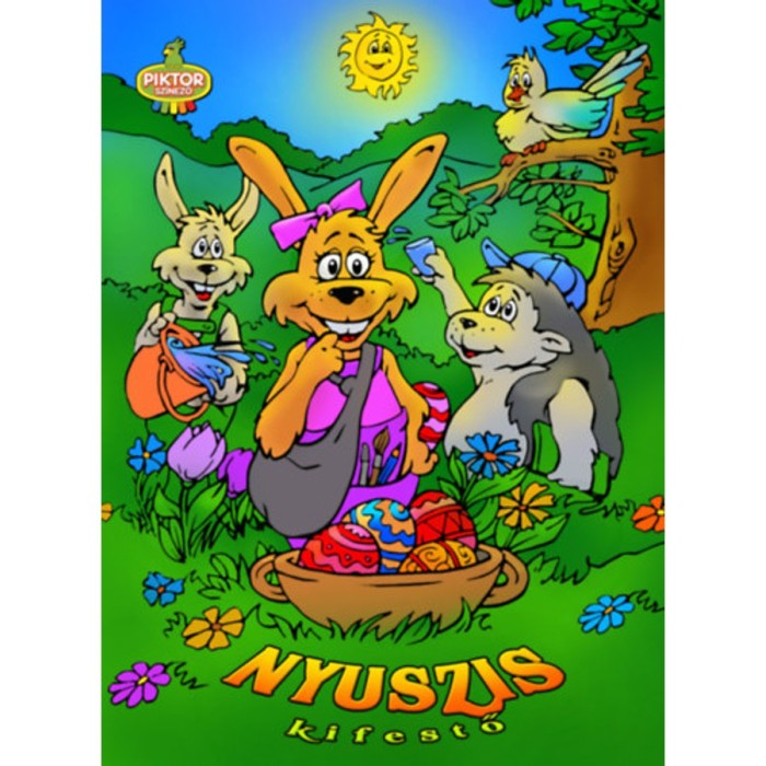 Nyuszis kifestő