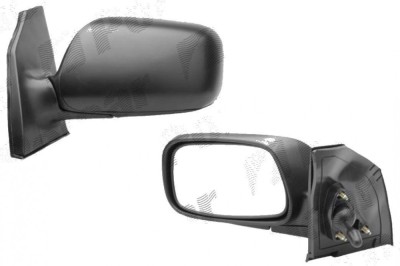 Oglinda exterioara Toyota Corolla (E12) 01.2002-12.2003 Partea Stanga Crom Convex manuala Fara Incalzire, carcasa neagra cu primer foto