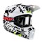 Casca Leatt 3.5 V23 Zebra + Ochelari 4.5 Cadou