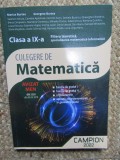 CULEGERE DE MATEMATICA CLASA A IX A MARIUS BURTEA