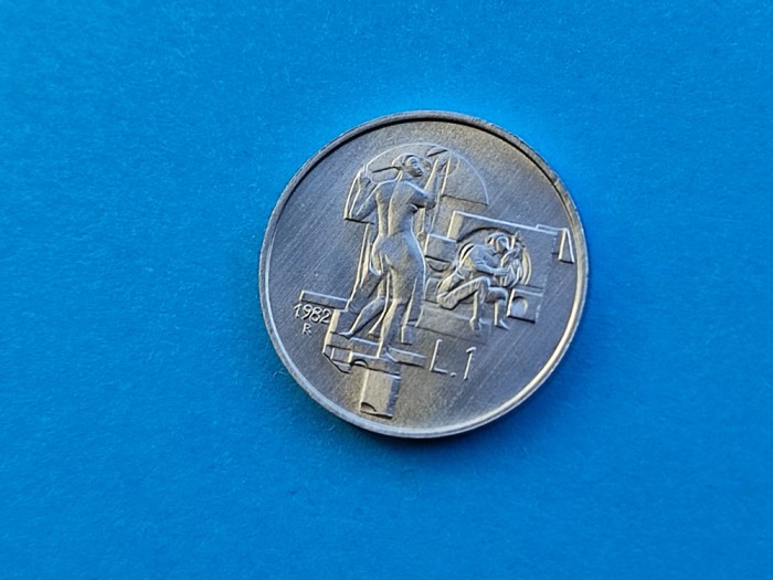 1 Lira 1982 San Marino-AUNC-RAR
