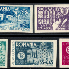 1946 LP181a serie Asociatia Generala a Inginerilor din Romania MNH