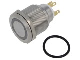 Comutator Anti-Vandalism ONPOW 2 Poziții SPDT 3A/220VAC IP65 GQ25-L-11ZE/J/Y/24V/S