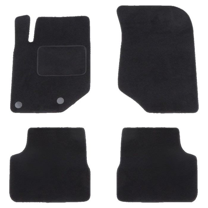 Set covorase auto mocheta Velor PEUGEOT 2008/e-2008, 11.2019-01.2024, negru,