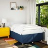VidaXL Cadru de pat fără saltea Albastru 120x190 cm țesătură 3284721