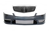 Bara fata completa cu grila centrala pentru Mercedes S-Class W221 S63/S65 Design