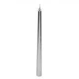 Lum&acirc;nare Parafină, Lumanari pentru Sfeanic, Argintiu Metalizat, 25cm