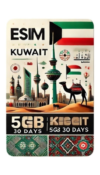 eSIM Kuwait 5GB 30Days