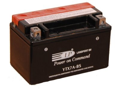 Baterie moto 12V 6Ah (YTX7A-BS) AGM fara mentenanta (sigilata)