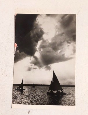 Vedere / CARTE POSTALA - R.P.R. - Mamaia, Siut-Ghiol, anii 50 (1958), tip fotografie alb-negru, circulata, nescrisa foto