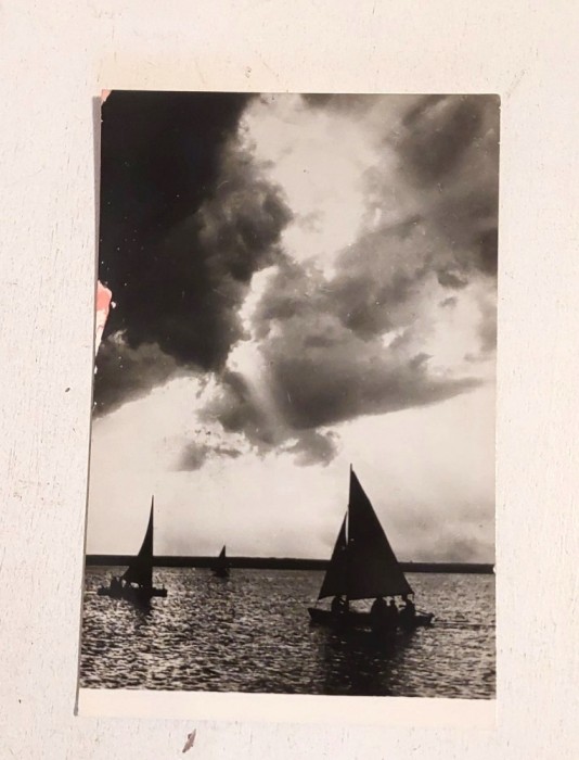 Vedere / CARTE POSTALA - R.P.R. - Mamaia, Siut-Ghiol, anii 50 (1958), tip fotografie alb-negru, circulata, nescrisa
