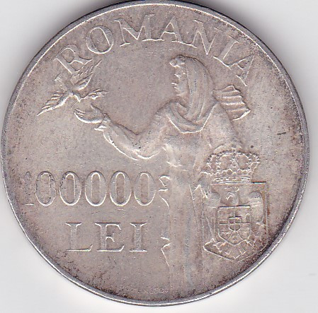 Romania 100000 lei 1946