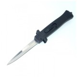 Cumpara ieftin Cutit Buzunar Supravietuire Automat IdeallStore&reg;, 23cm, Otel, Negru, Spargator Sticla, Clip Curea