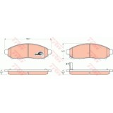 Placute frana Nissan Murano (Z50), 08.2003-09.2008, Navara (D40), 10.2004-, Pathfinder (R51), 01.2005-, TRW