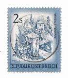 Austria - Peisaje din Austria, 1974 - obliterat