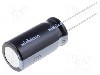 Condensator electrolitic, 1&micro;F, 450V DC, NICHICON - UVR2W010MPD