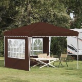 vidaXL Cort de Petrecere Pop-up Maro 288 x 288 x 245 cm 42019764