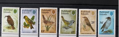 PC380 - FALKLAND ISLANDS 1982 PASARI, serie MNH, 6v foto
