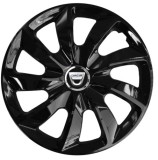 Cumpara ieftin Set 4 Capace Roti 17 inch, Stig Negru Lucios Compatibil Cu Dacia