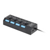 Hub USB 3.0 Quer Pro, 4 porturi, tehnologie plug &amp;amp; play