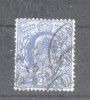 Great Britain 1902 King Edward VII, Mi.107B, perf. 15:14, used AM.077, Stampilat