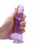 Dildo Realist Crystal Clear Mov 17 cm