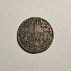 1 kreuzer 1864 Baden