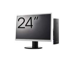 Pachet Calculator Second Hand DELL OptiPlex 3090 Mini UFF, Intel Core i5-1145G7 2.60 - 4.40GHz, 8GB DDR4, 256GB SSD, Intel Iris Xe Graphics + Monitor