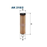 Filtru aer Mercedes E-Class (W211), 03.2002-03.2009, E-Class T-Model (S211), 02.2003-07.2009, S-Class (W220), 09.1998-08.2005, Filtron AK2182