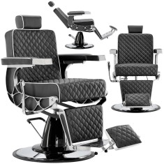 Scaun de frizerie Connor, hidraulic, pentru salonul de frizerie Barberking.