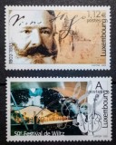 Luxemburg 2002 Victor Hugo, instrumente cu coarde serie 2v neștampilate