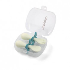 Set tacamuri ergonomice, Turquoise, Babyono