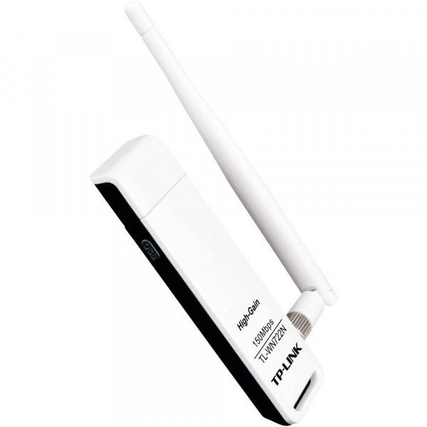 Adaptor Wireless TP-LINK TL-WN722N, Alb