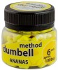 Method Dumbell Carp Baits Addicted, Ananas, Galben, 6mm