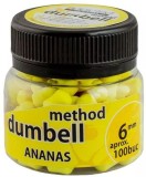Method Dumbell Carp Baits Addicted, Ananas, Galben, 6mm