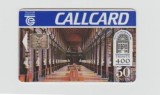 bnk card Cartele telefonice - Irlanda - Eircom - Chip Cards Series D (Definitive Cards) - Trinity 400 (SC5 Silver - Dame Lane) - Col:IE-EIR-D-0023C