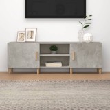 VidaXL Comodă TV, gri beton, 150x30x50 cm, lemn compozit